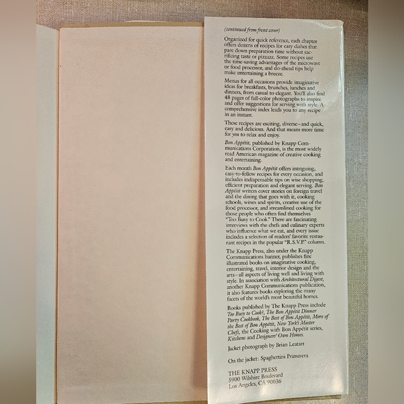 3/$15 Too Busy to Cook? Volume 2 Cookbook - Picture 3 of 8